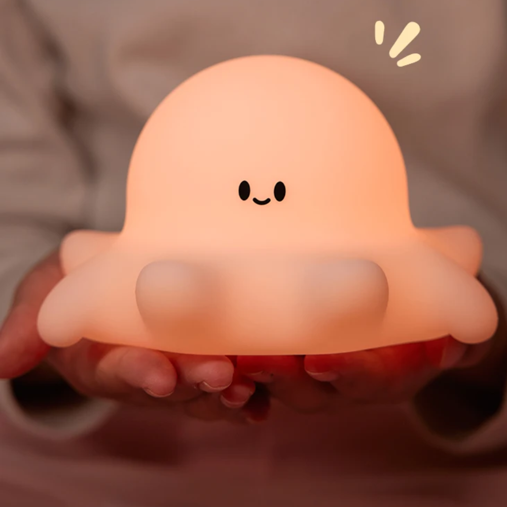 Veilleuse Pieuvre Tactile Apaisante