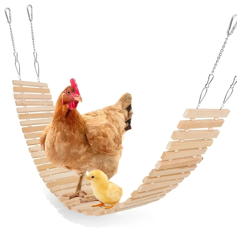 Balançoire Naturelle Suspendue pour Poulets