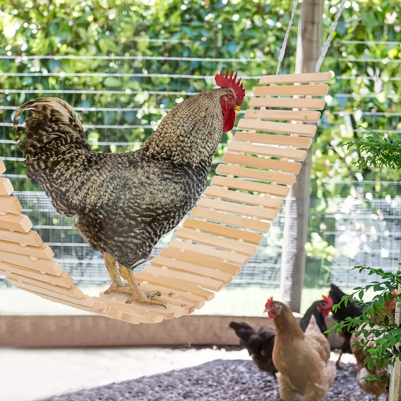 Balançoire Naturelle Suspendue pour Poulets