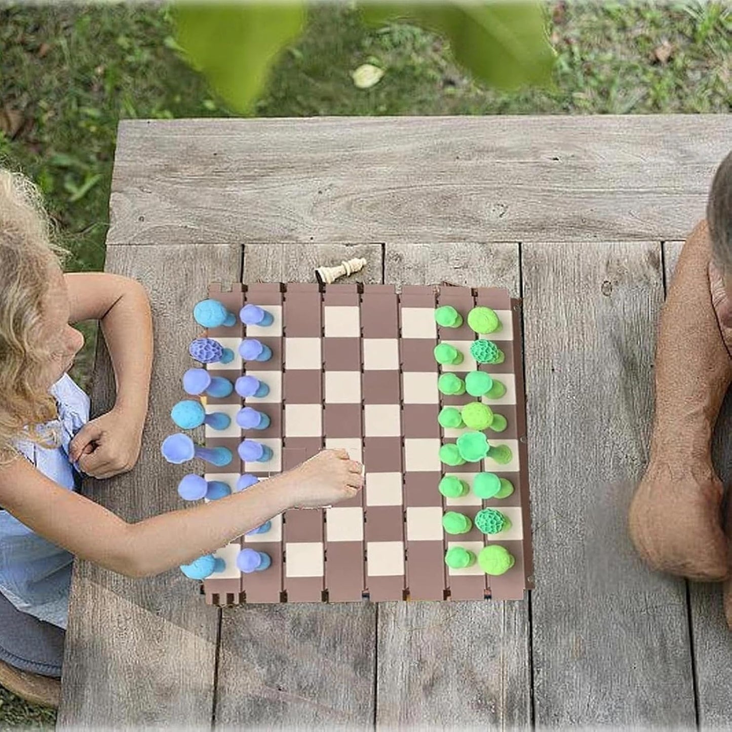 Jardioui Échiquier Champignons Magnétique Fantaisiste