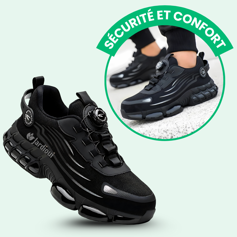 Jardioui Noir / 37 Chaussures de Sécurité Ultra-Résistantes Premium