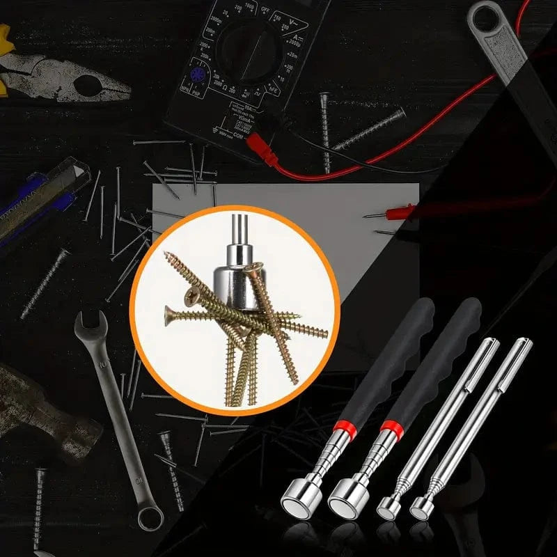 Jardioui Outil de Ramassage Télescopique Magnétique Multifonction