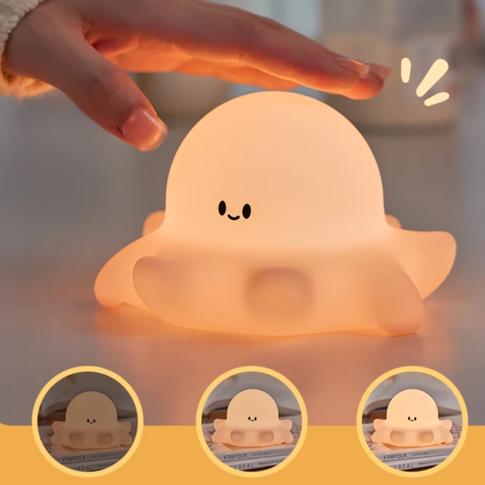 Veilleuse Pieuvre Tactile Apaisante