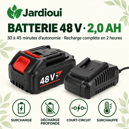 Coupe-Bordures et Débroussailleuse Sans Fil 3-en-1 – Haute Puissance