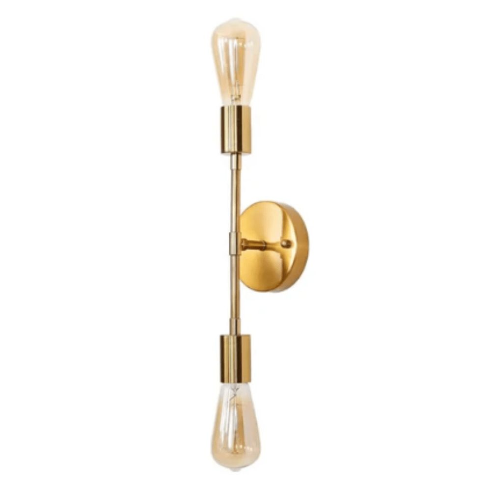 Jardioui 1 Applique (34.90 €/ pcs) / Or Applique Murale Double LED Vintage