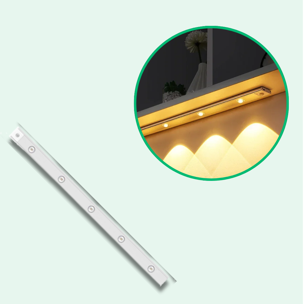 Jardioui 1 Éclairage / Argent / 40 cm Éclairage Premium LED avec capteur de mouvement