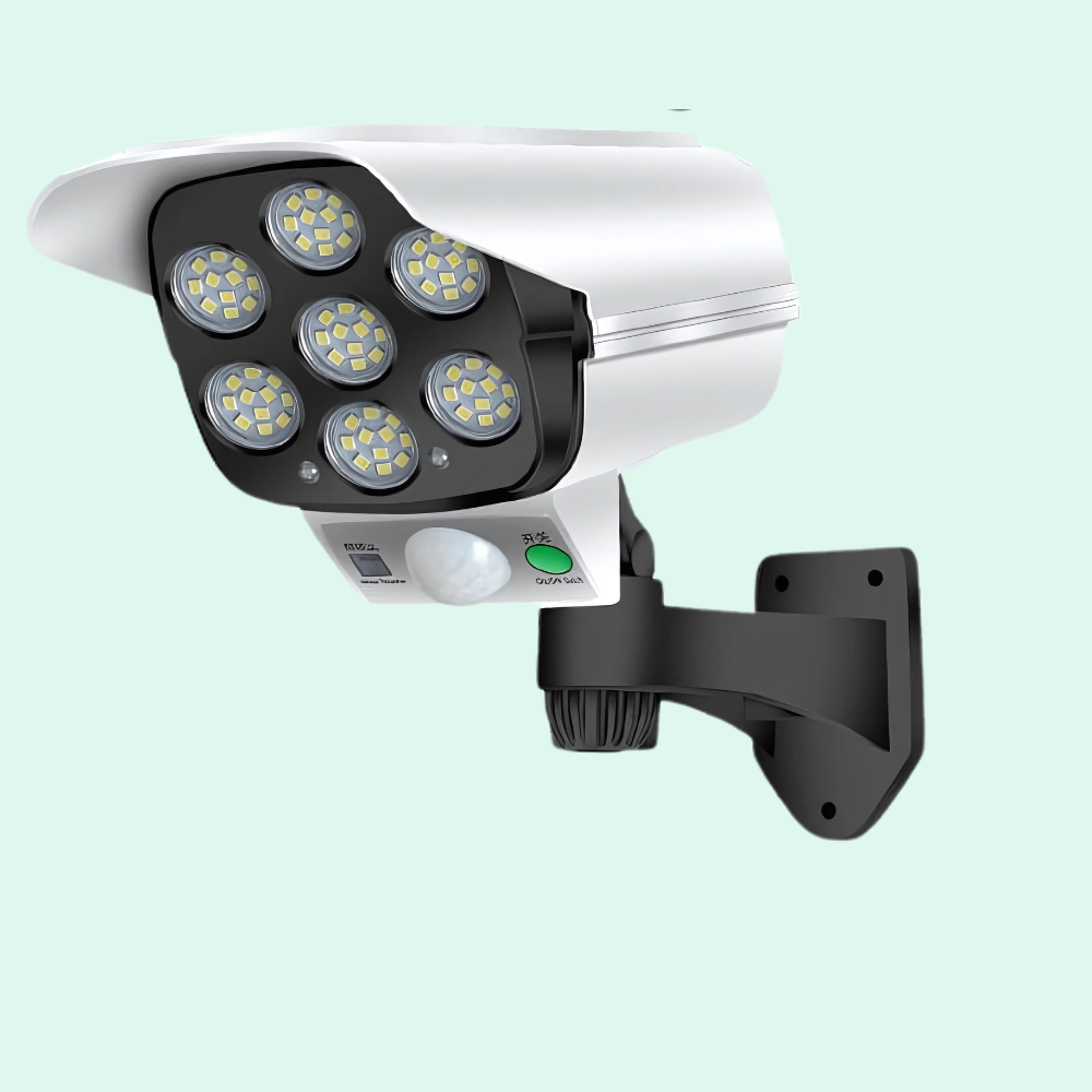 Jardioui 2 Projecteurs (29.90 €/ pcs) / Normal Projecteur Solaire avec Détecteur de Mouvement Puissant