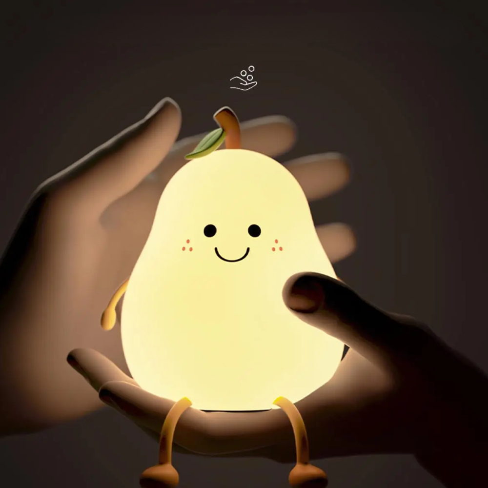 Jardioui 2 Veilleuses (24.90 €/ pcs) Veilleuse Poire Mignonne Lumineuse