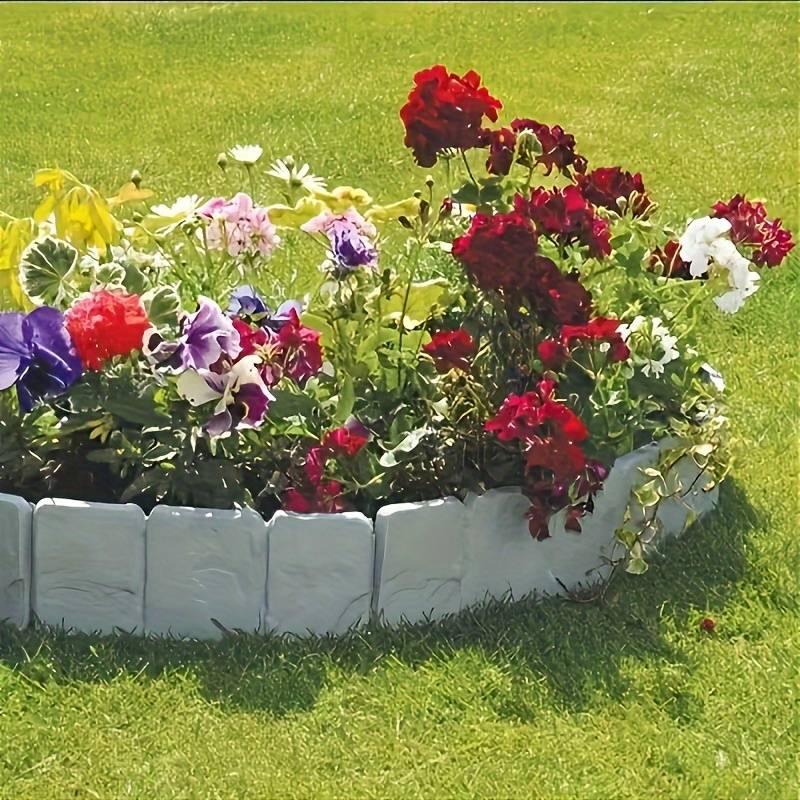 Jardioui Clôture de Jardin en Pierre Simulée Élégante