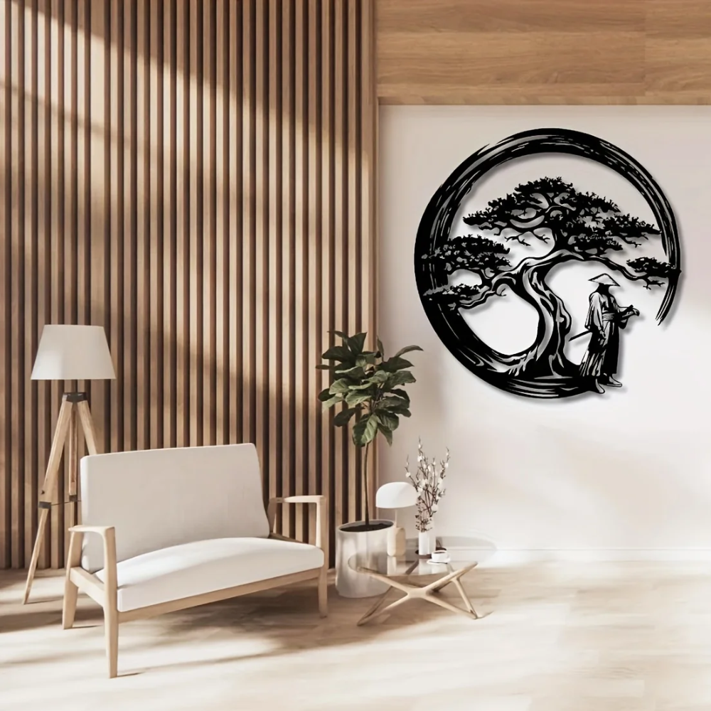 Jardioui Décoration Murale Bonsaï Japonais