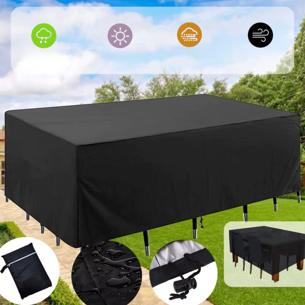 Jardioui Housse Salon de Jardin Imperméable en L