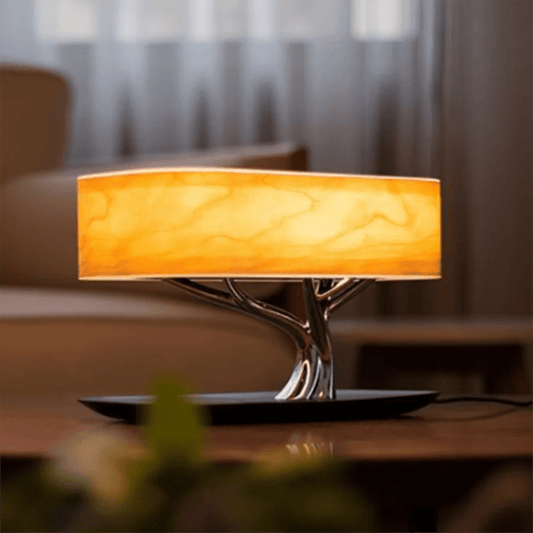 Jardioui Lampe de Chevet SophistiquĂ©e avec Haut-Parleur et Chargeur