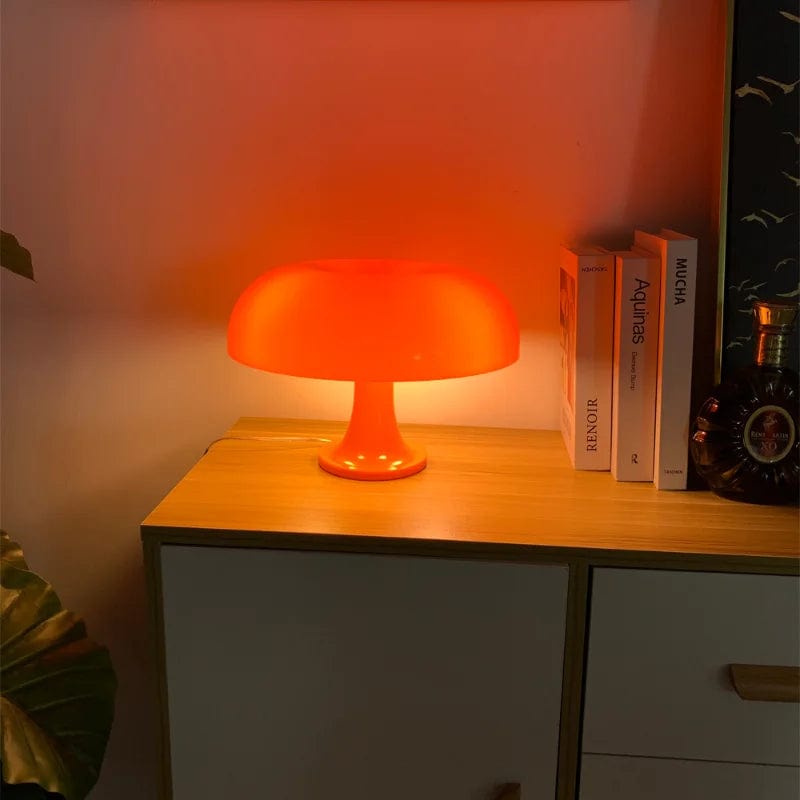 Jardioui Lampe de table nordique en forme de champignon