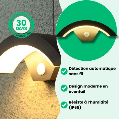 Jardioui Lampe Détecteur de Mouvement Couloir Eventail Sans Fil