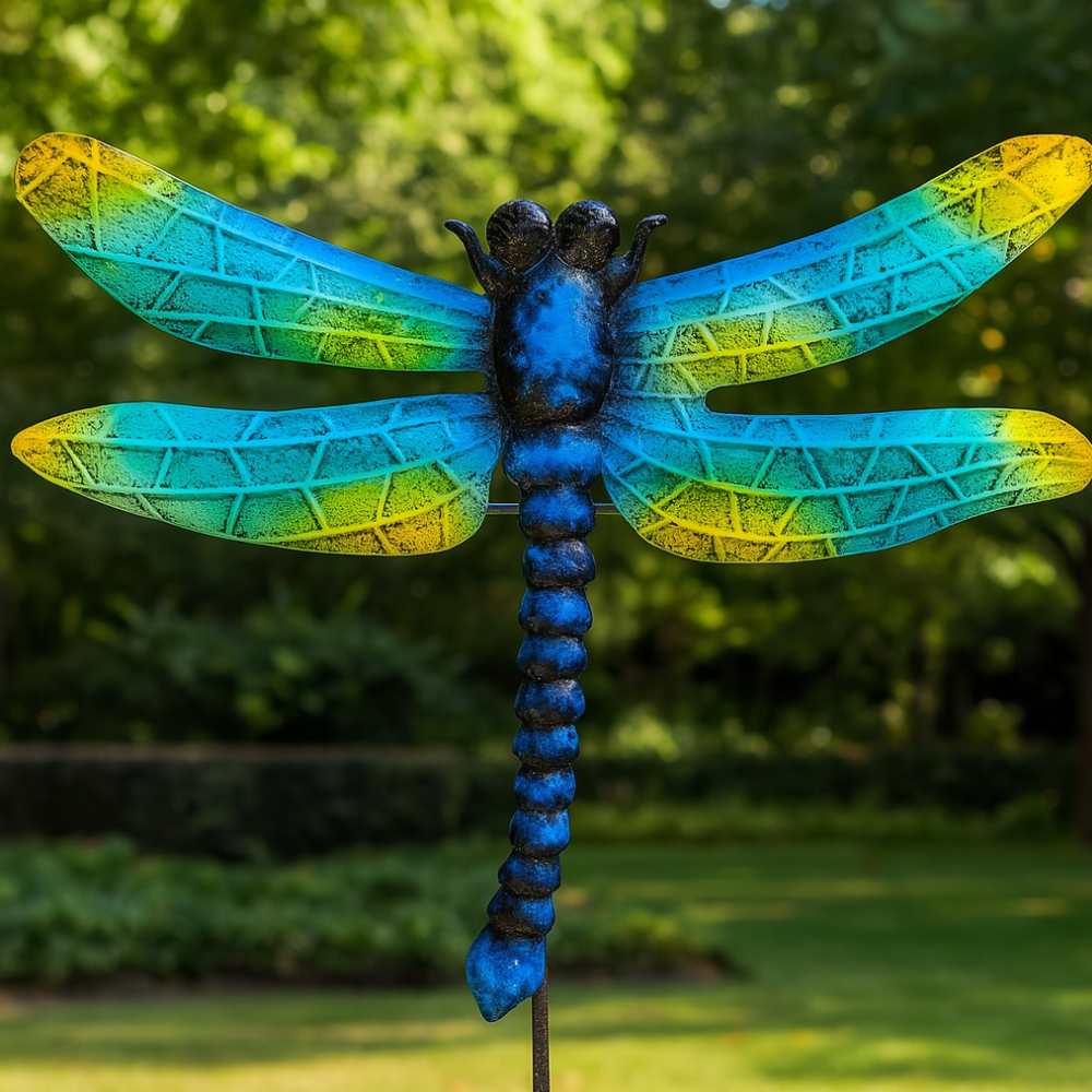 Jardioui Libellule Murale Décorative de Jardin