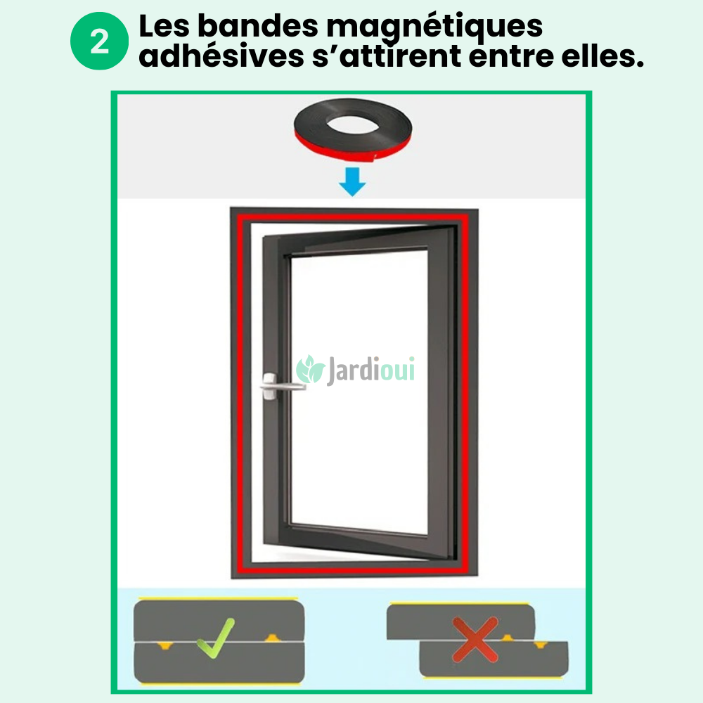 Jardioui Moustiquaire Magnétique sur Mesure