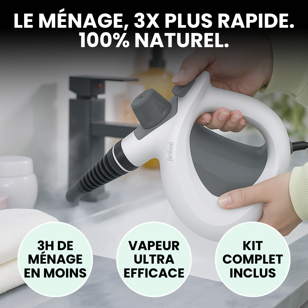 Jardioui Nettoyeur Vapeur Compact Multi-Surfaces | V46 PRO