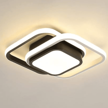 Jardioui Plafonnier LED Design Enchevêtré Compact