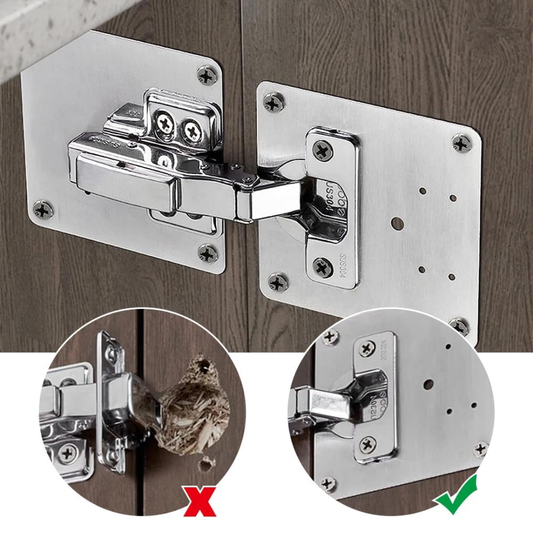 Jardioui Plaque de Réparation Charnière Renforcée