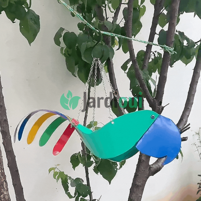 Jardioui Pot de Fleurs Suspendu Animaux Artistiques