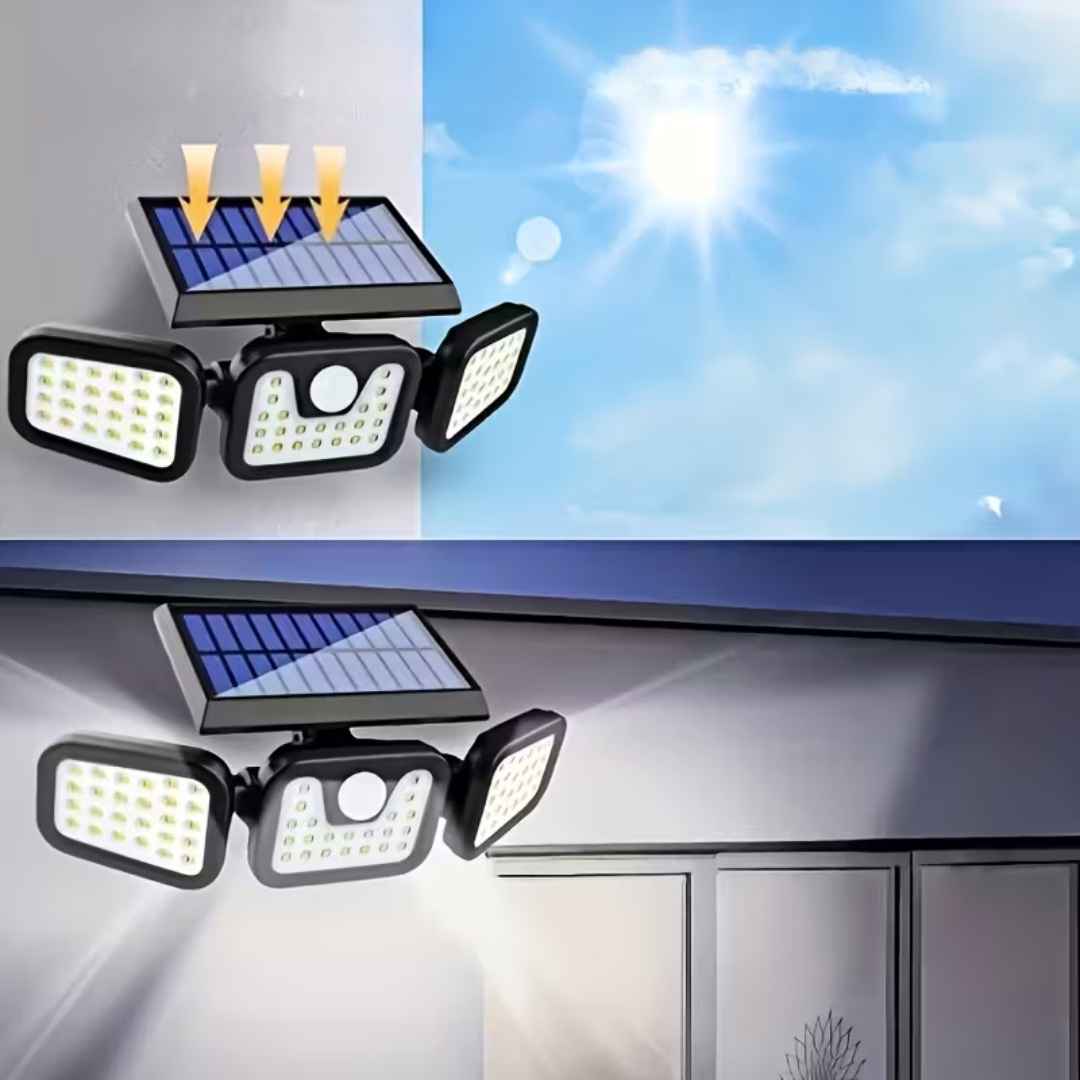Jardioui Projecteur Solaire Détecteur Haute Performance