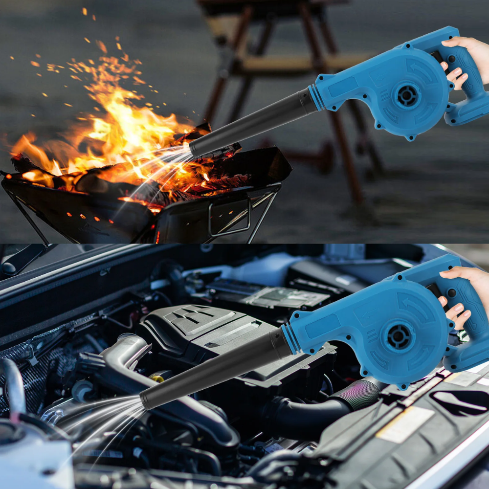 Jardioui Souffleur-Aspirateur Électrique Pro Sans Fil (+ Batterie Offerte)