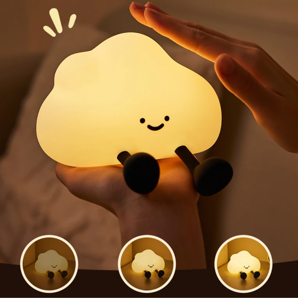 Jardioui Veilleuse Nuage Douce Rechargeable