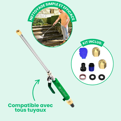 Jardioui Vert Extension de Tuyau de Jardin Haute Pression