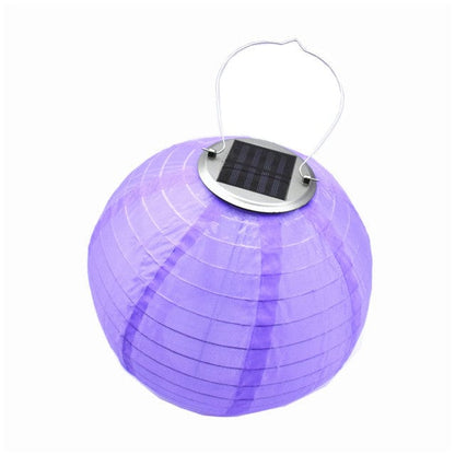 frJardioui Lanterne Solaire Violet Lanterne Chinoise Solaire pour Extérieur